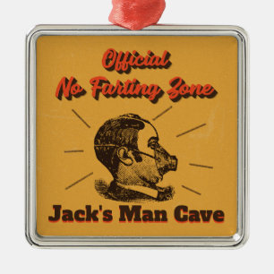 Man Cave Ornament - No Farting Zone!