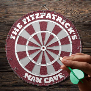Man Cave Personalized Dart Board