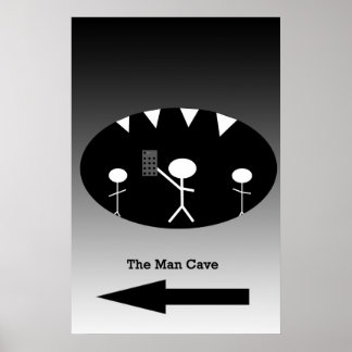 Man Cave Poster