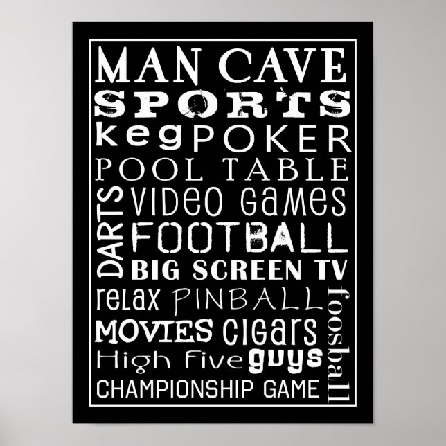 Man Cave Poster (Front)