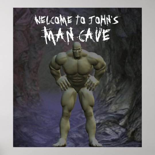 Man Cave Poster