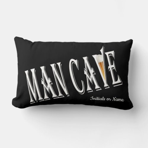 Man Cave Pub Lumbar Pillow