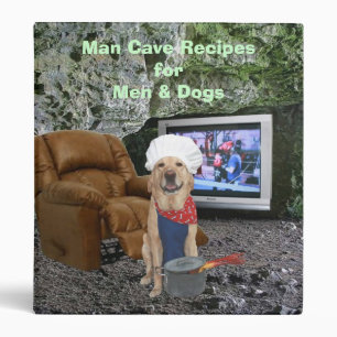 Man Cave Recipes Binder
