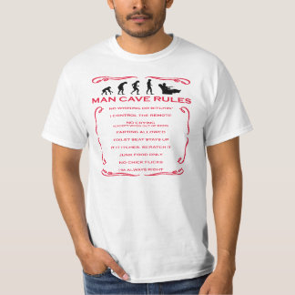 Man Cave Rules T-shirts