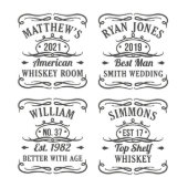 Man Cave Set with Sign, Decanter, and Rocks Glasse (Designs)