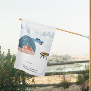 Man cave sign Weatherproof Personalized House Flag