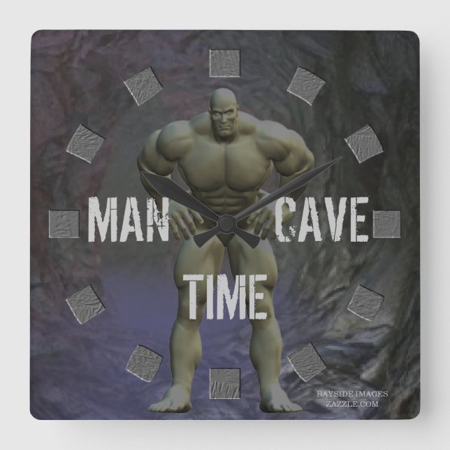 Man Cave Wall Clock (Front)