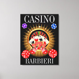 Man Cave Your Casino Canvas Art