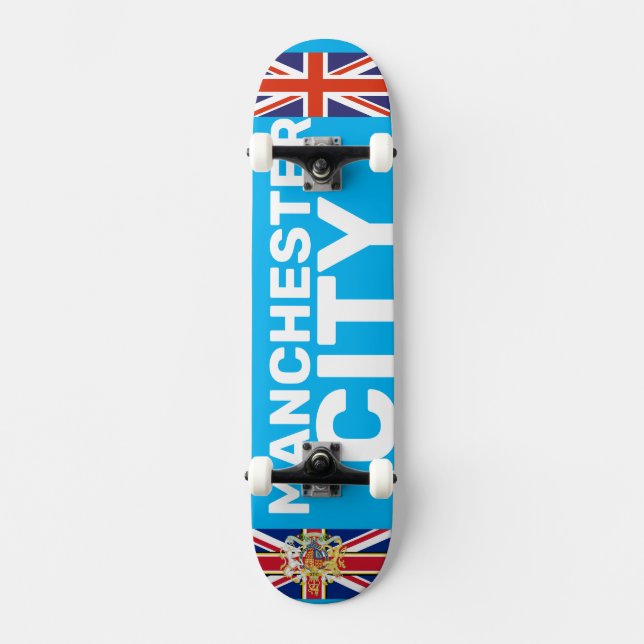 MAN CITY Skateboard (Front)