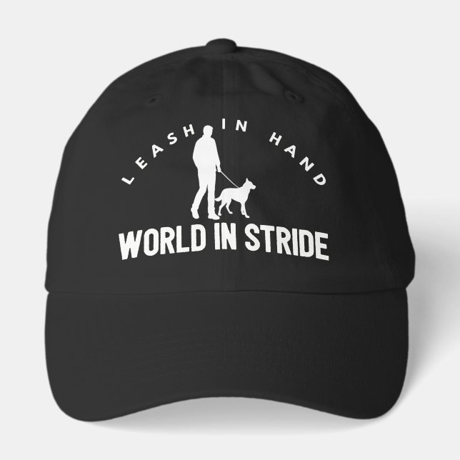 Man Dog Walker  Hat (Front)