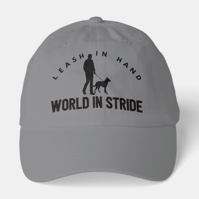 Man Dog Walker  Hat (Front)