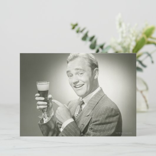 Man Drinking (Standing Front)