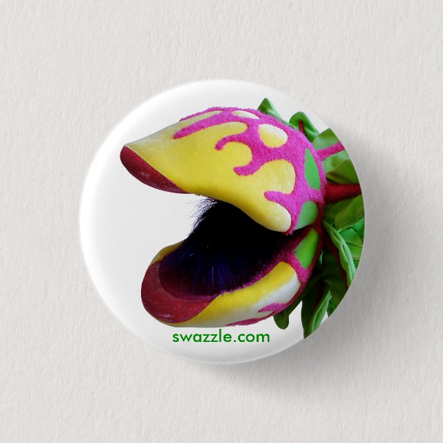 Man Eating Plant Button (Front)