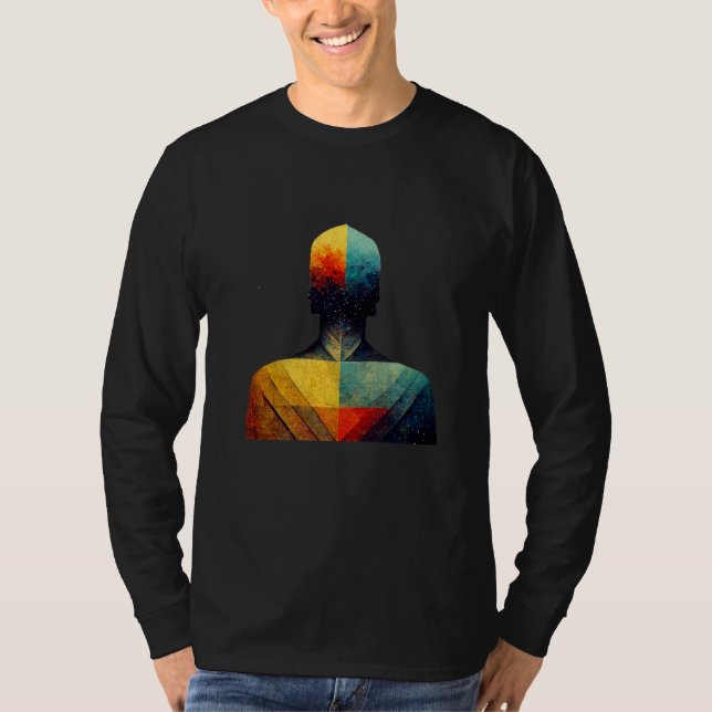 Man Experience Self Realization   T-Shirt (Front)
