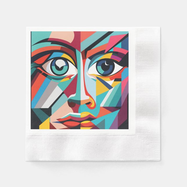  Man face Napkins (Front)