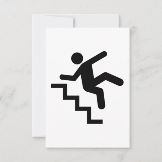 Man Falling Down the Stairs (Front)