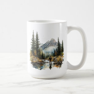 Man Fishing Mug