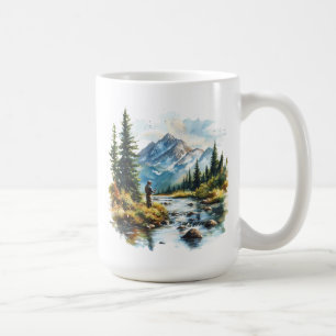 Man Fishing Mug
