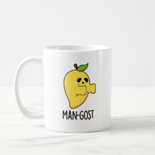 Man-gost Funny Halloween Mango Ghost Pun Coffee Mug