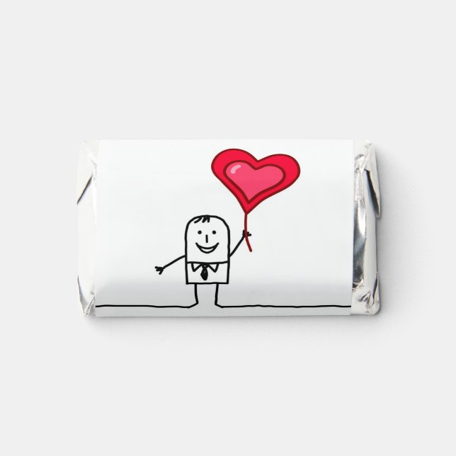 Man & Heart Hershey's Miniatures (Front)