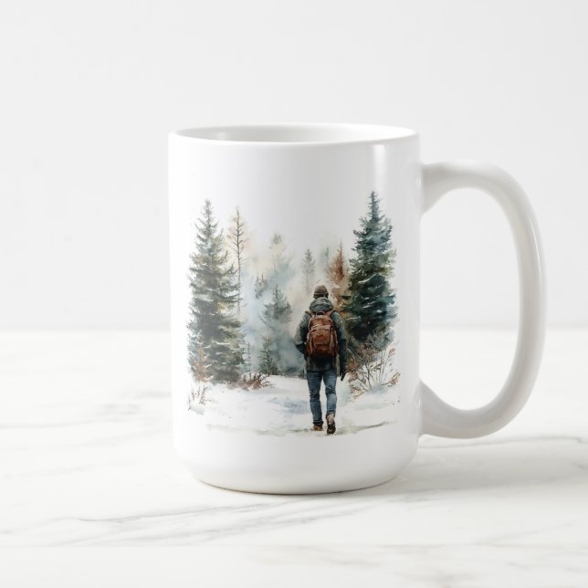 Man Hiking Mug (Right)