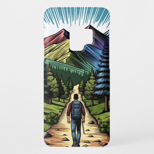 Man Hiking the Trails Case_Mate Samsung Galaxy S9 Case