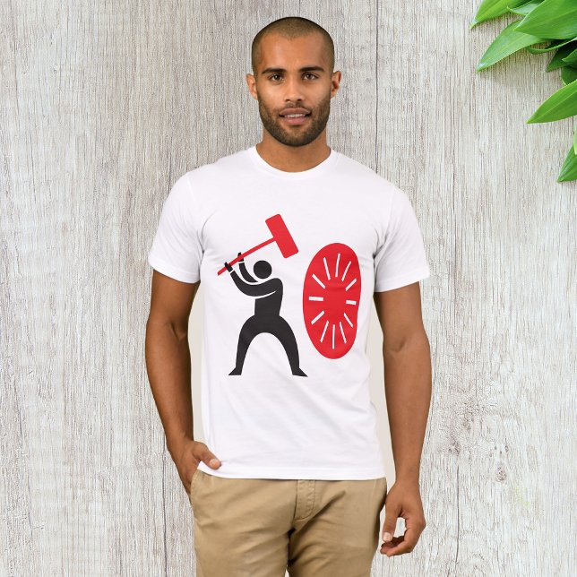 Man Hitting A Gong Mens T-Shirt (Creator Uploaded)
