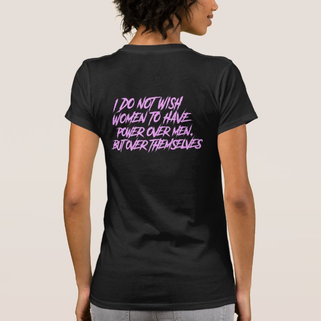 Man I Feel Like a Woman Single Release TShirt (Back)