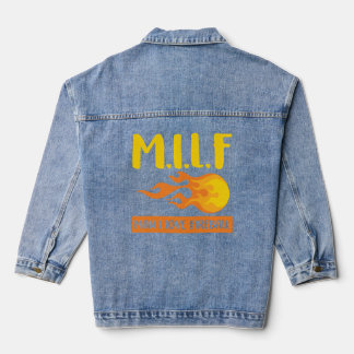 Man I Love Fireball Gift Denim Jacket