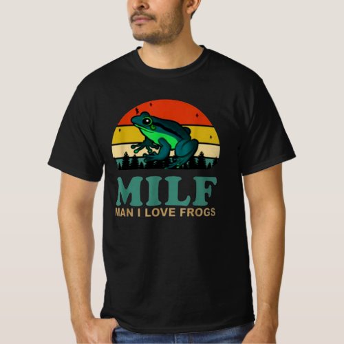 Man i love frogs classic T_Shirt