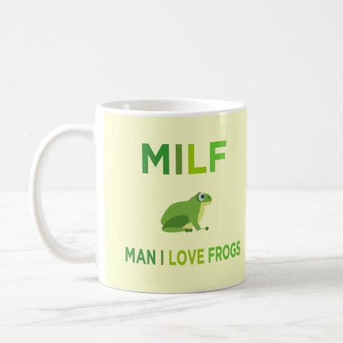 man i love frogs coffee mug
