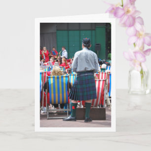 Man In Kilt Card