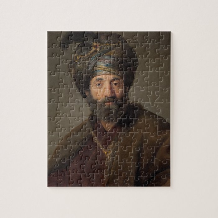 Man in Oriental Costume, c.1635 (oil on canvas) Puzzle