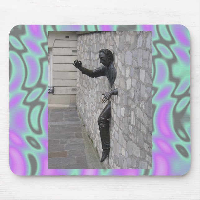Man in Paris Mouse Pad (Front)