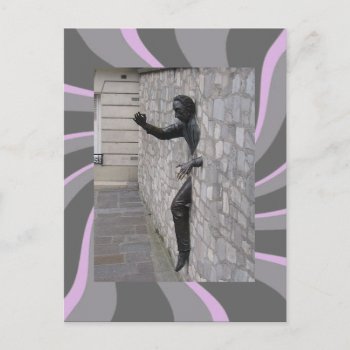 Man In Paris Postcard by monstervox at Zazzle