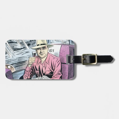 Man in Seat 61 personalized luggage tag
