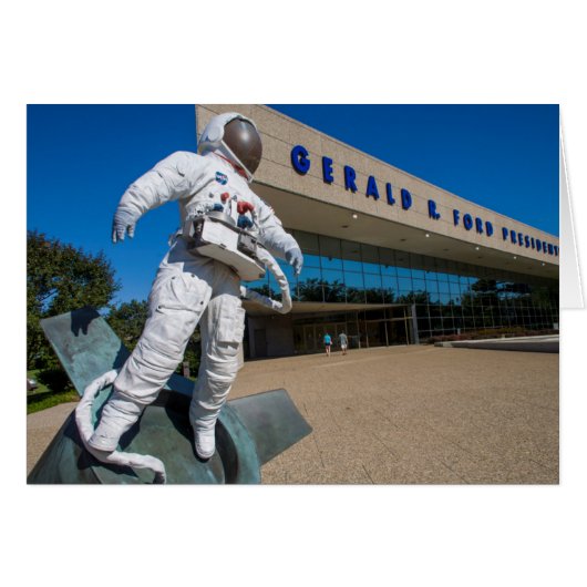 Man In Space Sculpture Cards (Front Horizontal)
