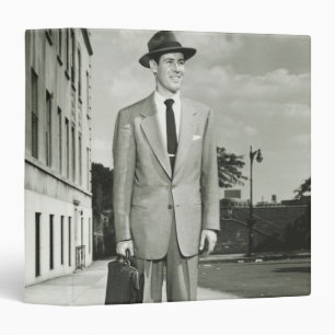 Man in Suit 3 Ring Binder