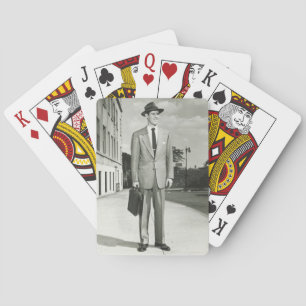 Man in Suit Poker Cards