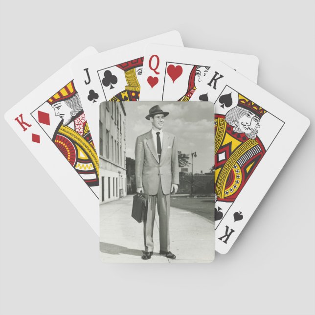 Man in Suit Poker Cards (Back)