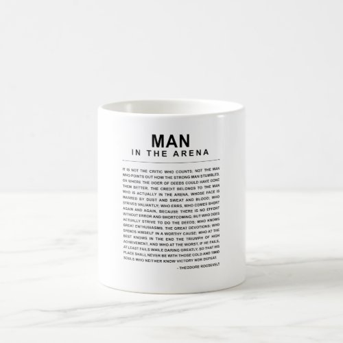 Man In The Arena _ Daring Greatly Coffee Mug
