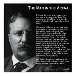 MAN in the ARENA Speech Acrylic Print