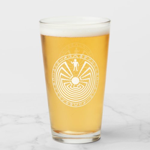 Man in the Maze Glass