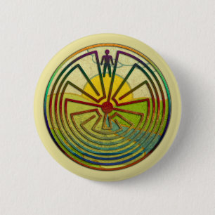 MAN IN THE MAZE landscape + your background Button