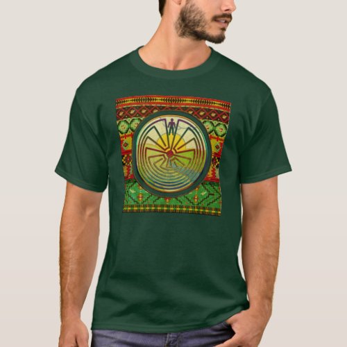 MAN IN THE MAZE landscape  your background T_Shirt