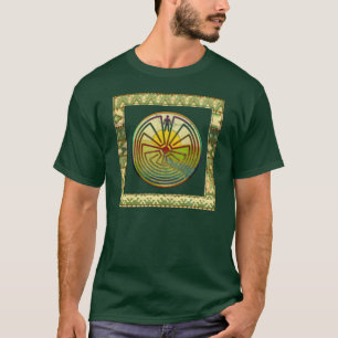 MAN IN THE MAZE landscape + your background T-Shirt