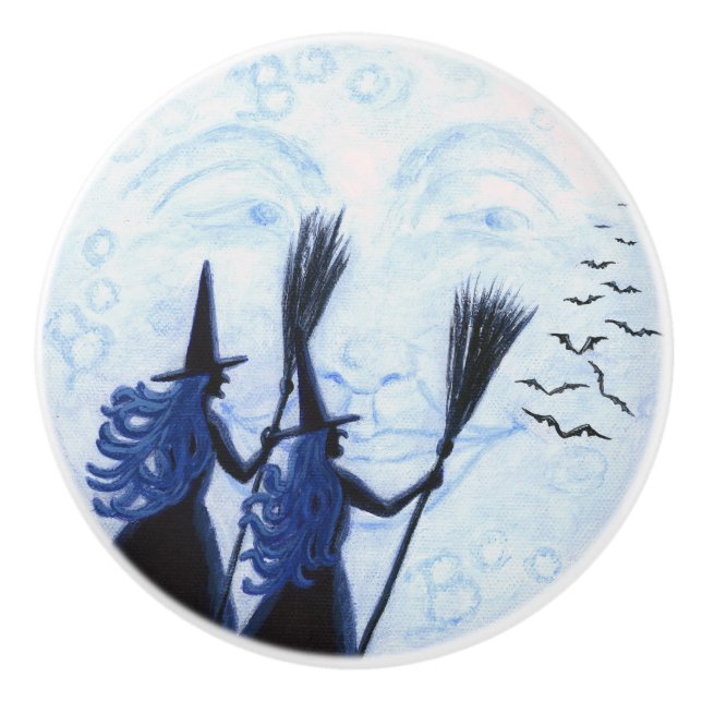 Man in the moon and witches knobs (Front)