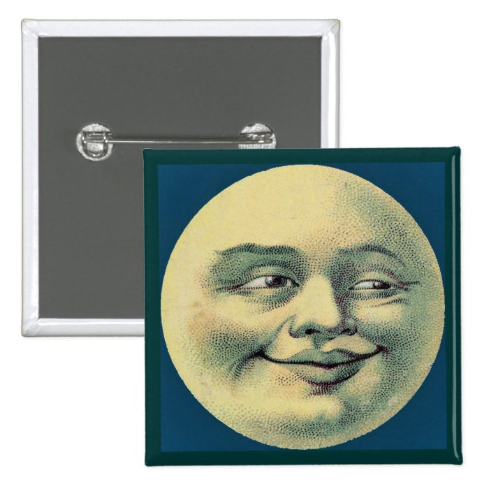 "Man in the Moon" Button