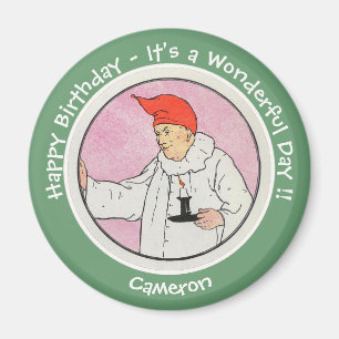 Man in the Moon Mother Goose Birthday Party Items Magnet
