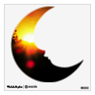 Man In The Moon Says Goodnight Wall Sticker